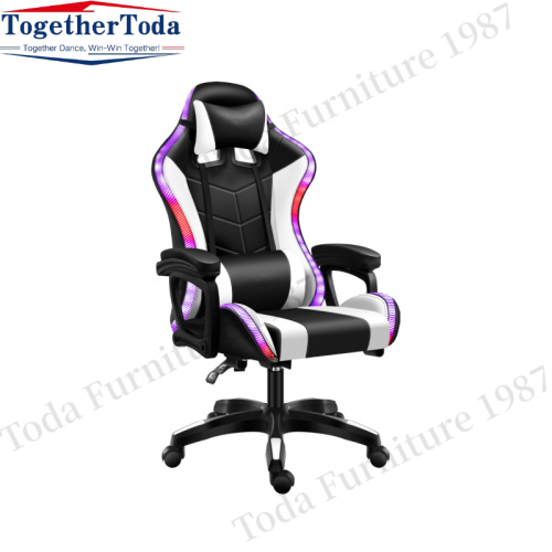 Computer Custom Adjustable Swivel PU Leather Gaming Chairs