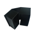 Embalaje impreso de encargo de la caja de papel del negro de encargo de lujo