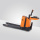Electric pallet truck 2500kg standing type