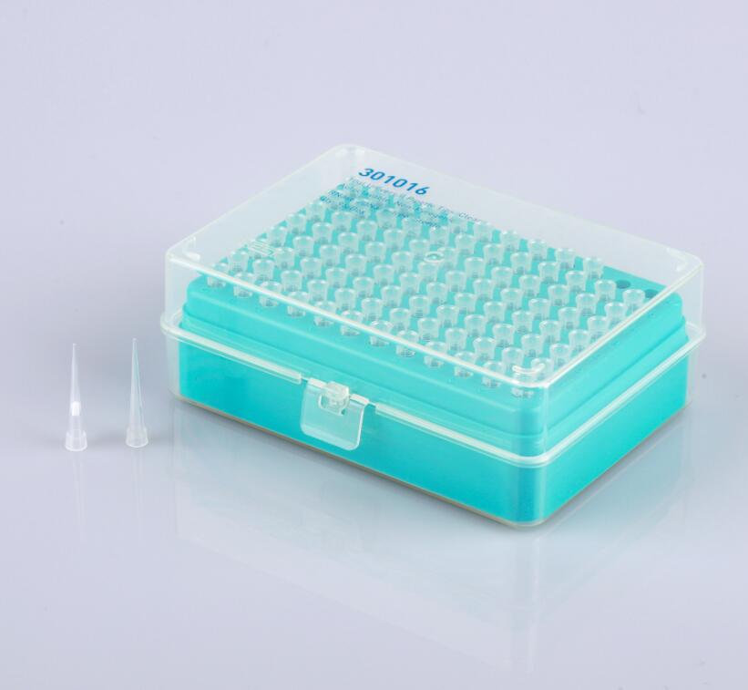 10ul filtr Universal Pipette Tipy Extra dlouhé regály