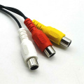 RCA hingga kabel penumpuan 3.5mm