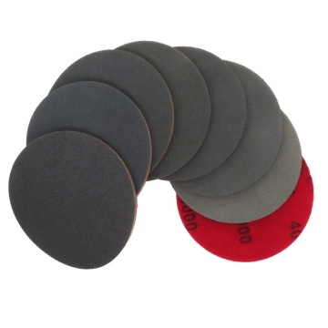 125mm Silicon Carbide Round Sponge Sandpaper Elastic Polishing Cotton Sandpaper