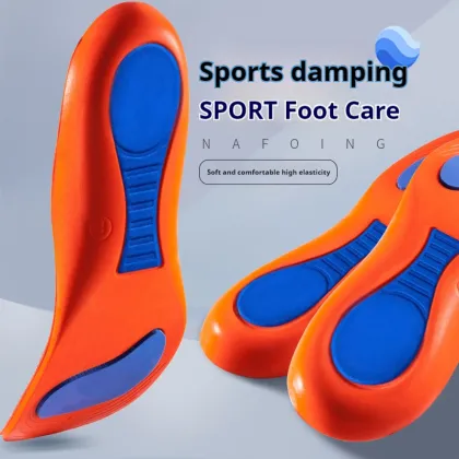 Shock-Absorbing Deodorant Sport Insoles for Men and Women