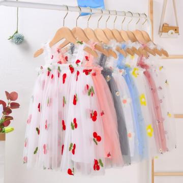 Летна цветна рокля за бебе и деца