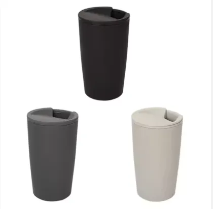 Wheat Straw Portable Travel Thermos Cup with Lid