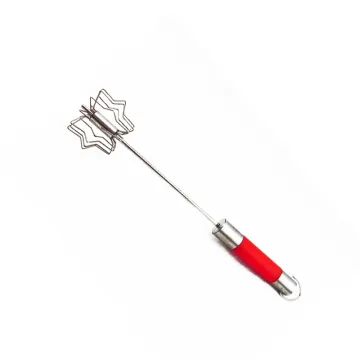 customized rotary egg whisk hand press down mixer