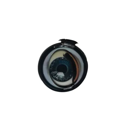 Lifelike Oval Plastic Toy Doll Eyes 10mm x 14mm for Newborn Baby Blythe Dolls