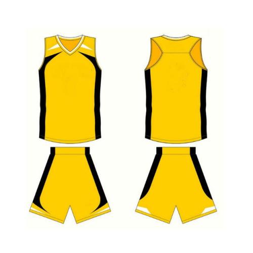 100% Polyester Custom Sublimated V-Neck Basketball Jersey / Shirt
