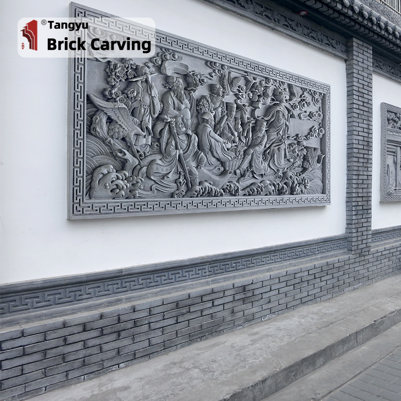 Character and animal reliefs
