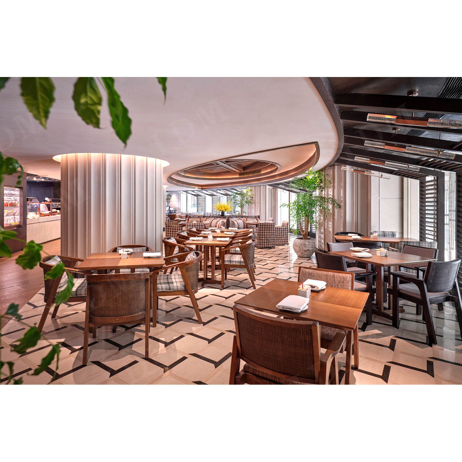 Hotel Restaurant Furniture Salon Booth Restaurant