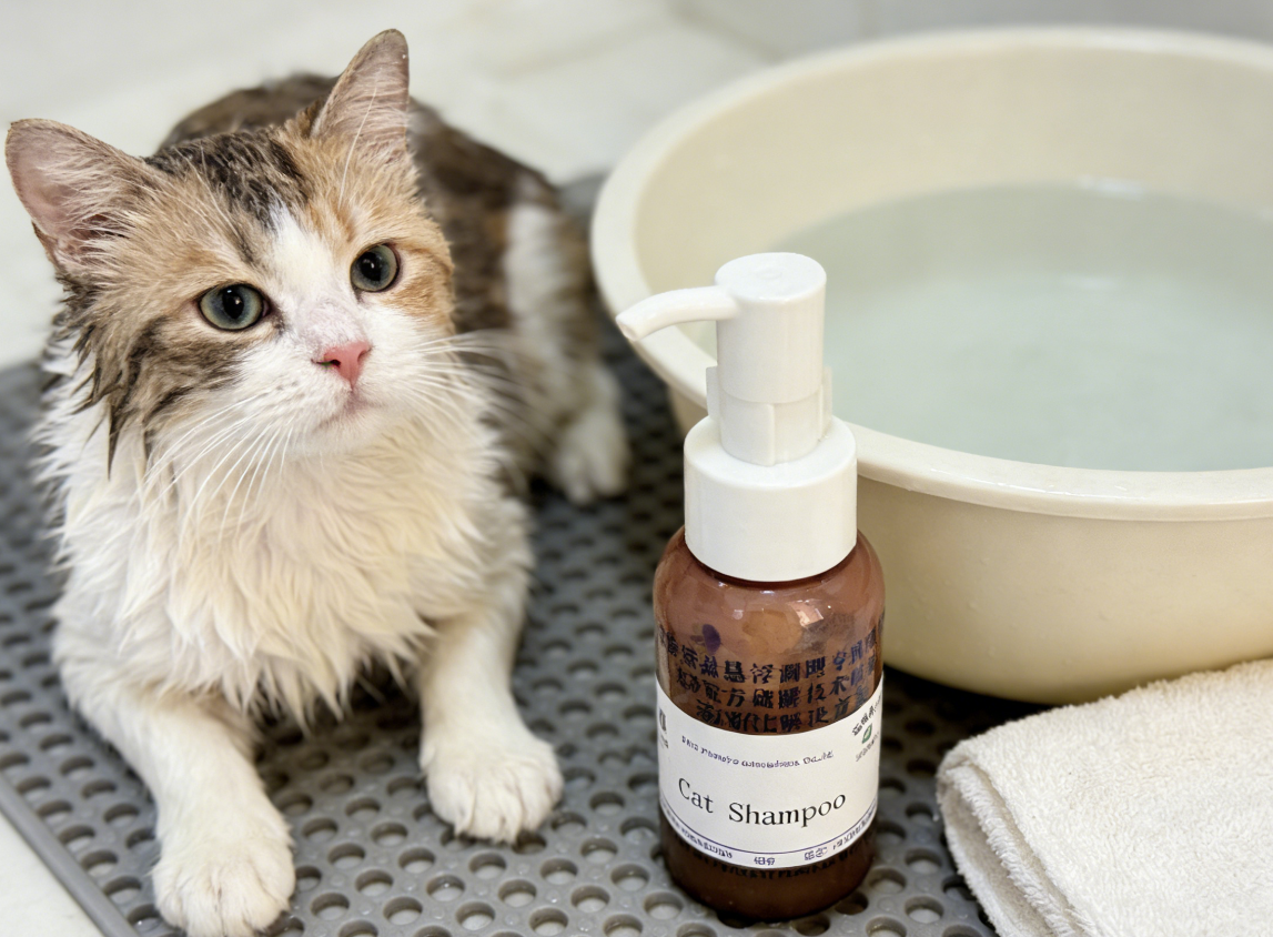 cat shampoo
