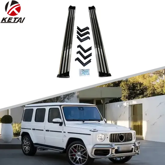 2019 G63 Style Stainless Steel Running Board - Wholesale for BENZ W463 (2019-2022)