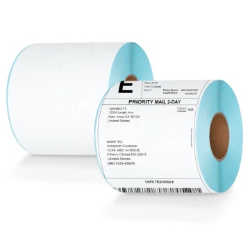 4" x 6" Direct Thermal Shipping Label
