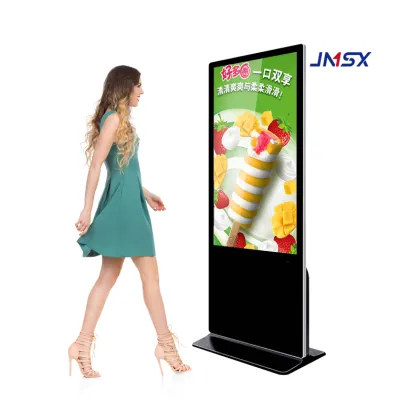 floor standing 55 65 inch advertising player totem