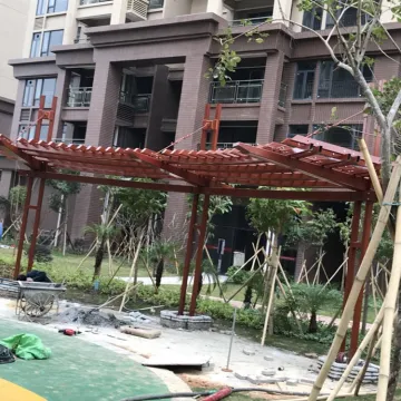 Steel Structure Framed Building Steel Truss Prefab