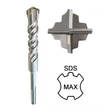 Royal Sino Carbide Cross Tip 4 Cutters for SDS Max Rotary Hammer Drill Bits