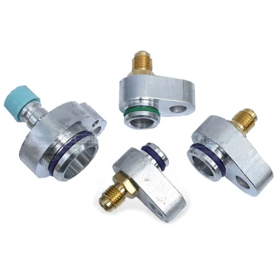 Car air conditioning leakage plug for vehicle condenser air-conditioning compressor pump leak detection joint connector 1pc