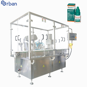 Automatic Small Bottle Filling, Capping and Labeling Machine for Essential Oils and Eye Drops (10ml-30ml)