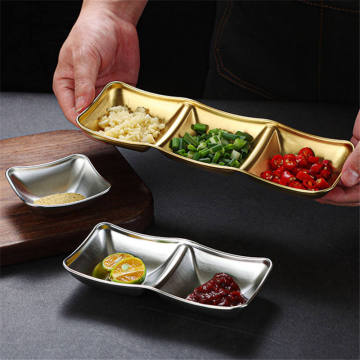 304 Stainless Steel Seasoning Dish Hot Pot Bowl Set