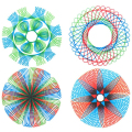 28PCS Kids Craft Desenho de Spirograph Geométrico Revestimento