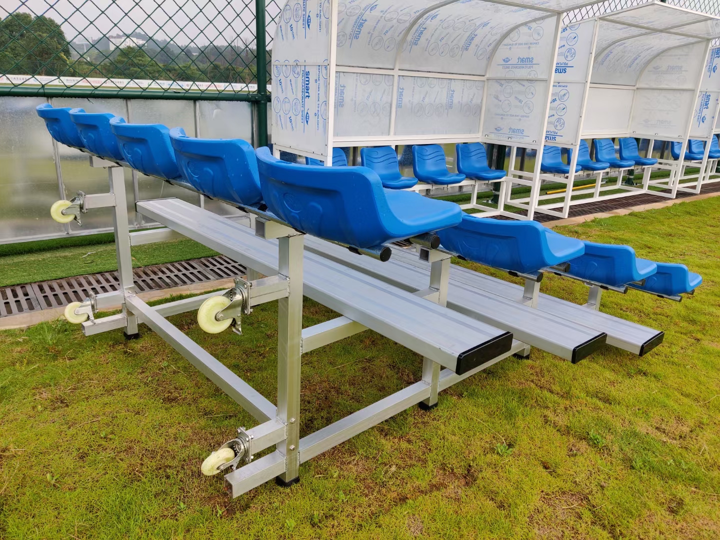 Height Adjustable Football Stadium Equipment 2.25m Soccer