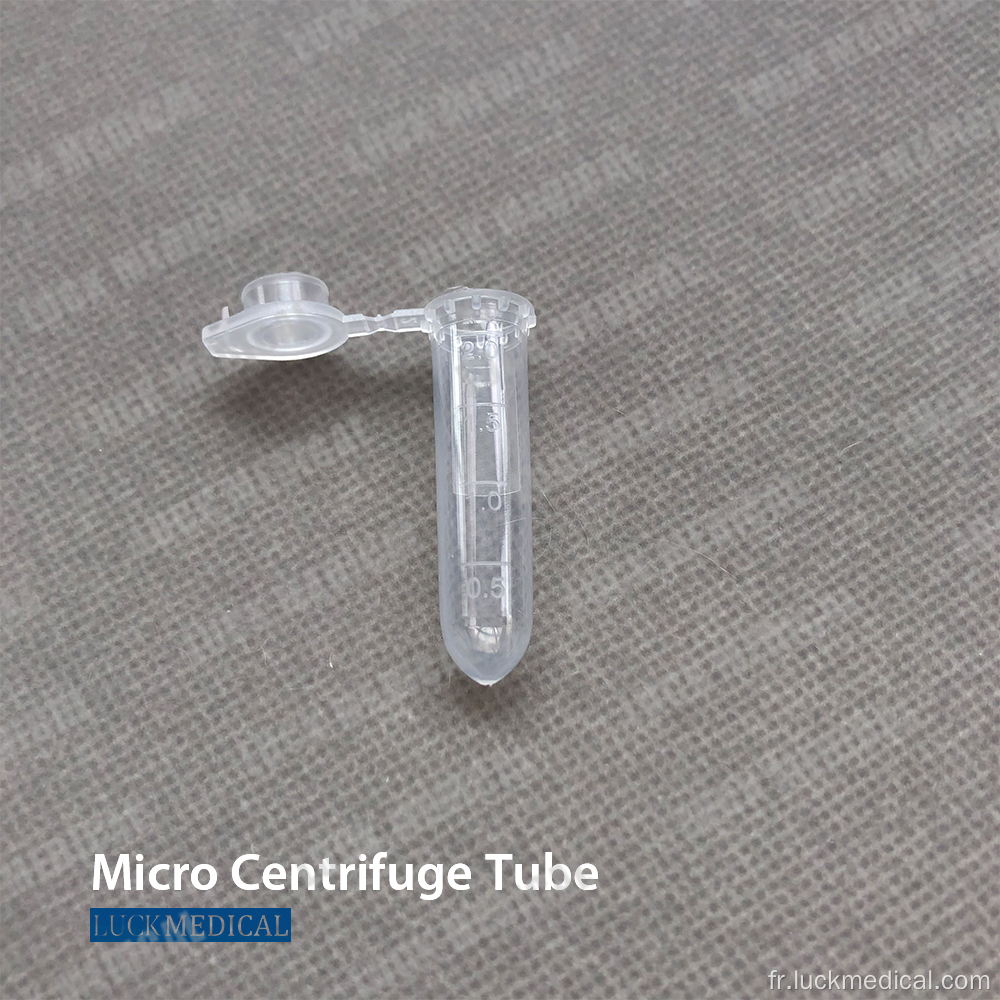 Tube de micro-centrifuger en plastique