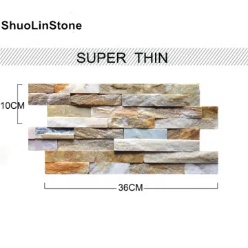Thin Stone Cladding Oyster Natural Stone 36x10cm