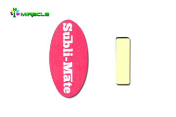 Sublimation MDF Badge with Magnet,Sublimation name badge