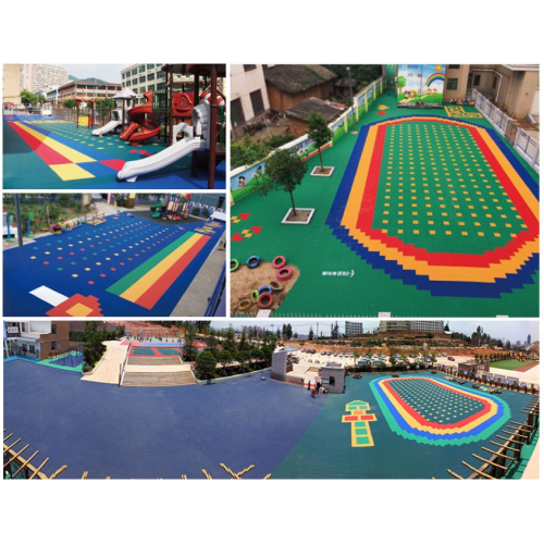 Kids Playground Outdoor PP Sports Flooring