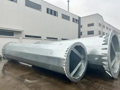 25 Meters Floodlight Columns For Lighting