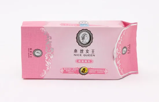 Plastic Ladies Sanitary Napkin Bags / Pouch With Open Label