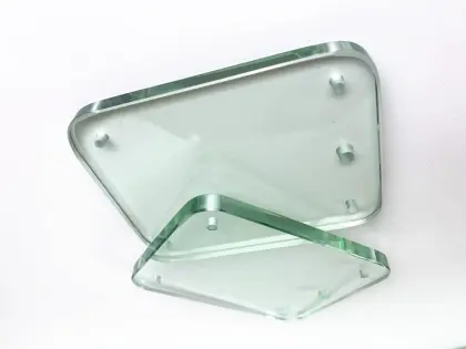 transparent colorless clear float tempering glass price
