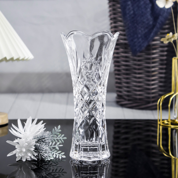High Quality Custom Home Office Crystal Glass Flower Vases
