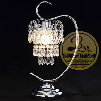 Design crystal table lamp for working,Traditional crystal table lamp manufacturer