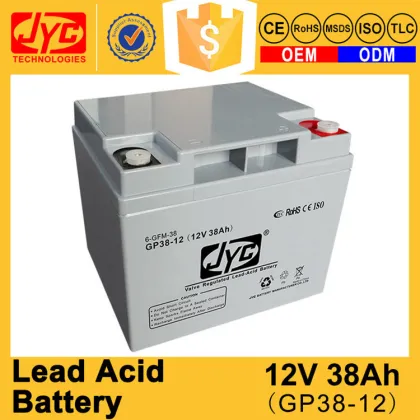 2016 Top Brand price 38ah 12 volt lead acid power road battery
