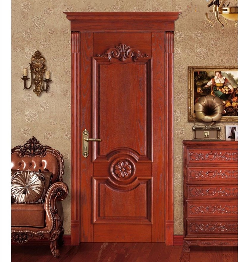 Solid Wooden Door For Living Room