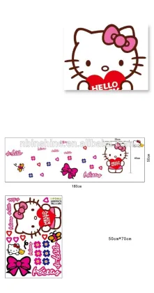 Cartoon wall sticker , large decorative wall sticker , wall decor stickers