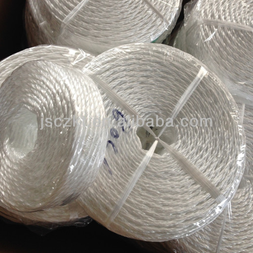 3 strands pp rope twisted polypropylene rope