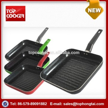 New product aluminum stone coated grill pan