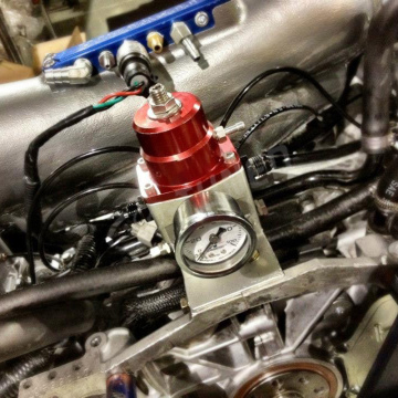Universal Adjustable 100/160psi Racing Auto Fuel Pressure Regulator Kit with Fuel Hose Fitting and Oil Gauge Hose