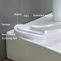 Brosse de nettoyage de salle de bain avec une longue poignée