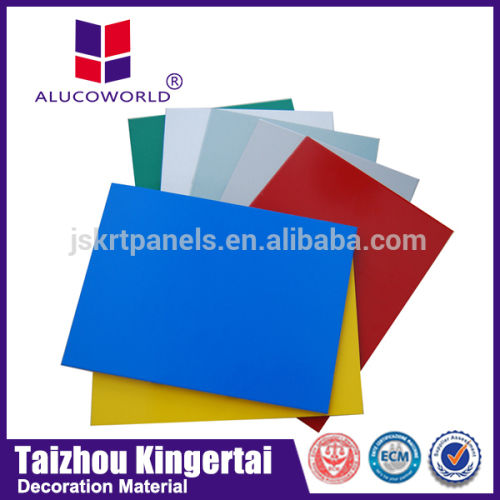 Alucoworld 20 Years Warranty 6mm acp pe aluminium composite material