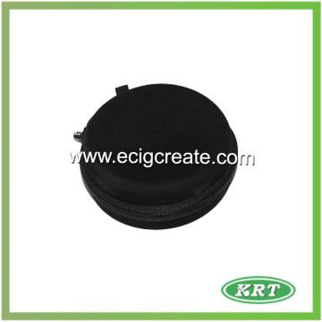 Electronic Cigarette Round EGO Zipper Carry Case