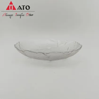 OEM fruit soup food container glass salad bowl