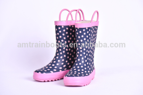 Factory supplier lovely ladies rubber rain boots with good quality