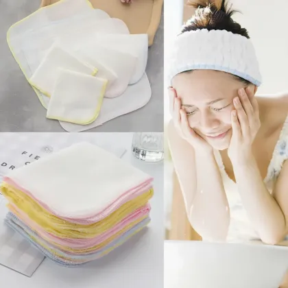 Bamboo cotton beauty makeup cleansing wipes