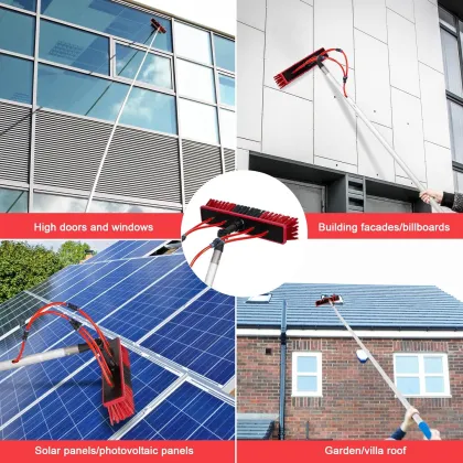 Customizable Telescopic Aluminum Window Cleaning Water Fed Pole for Household and Solar Panel Cleaning