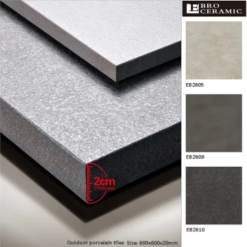 China Foshan Factory supply 20mm thickness non slip heavy traffic driveway tiles for outdoor and indoor decoration