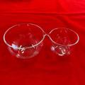 Glass Round Bottom Low Evaporating Dishes 60mm