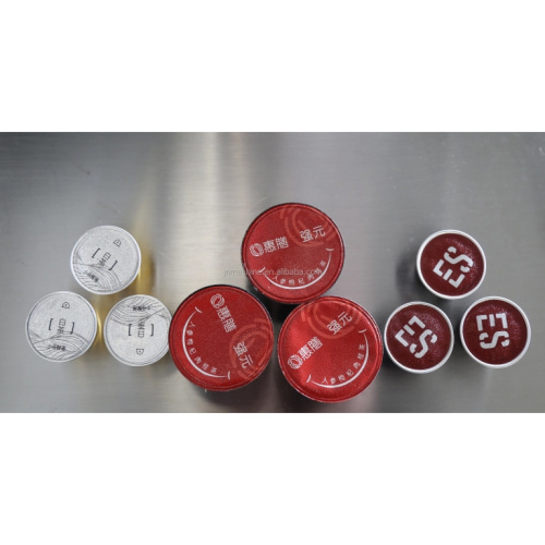 Edição da máquina de enchimento da cápsula de café para cápsulas nespresso k-cup caffitaly máquina de enchimento e selagem pequena escala